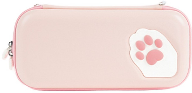 긱쉐어 닌텐도 스위치2 캐링 케이스 고양이발, 1개, 핑크, B-98