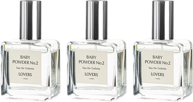 에네스티 러버스 1998 오 드 뚜왈렛 베이비 파우더 No 2, 30ml, 3개