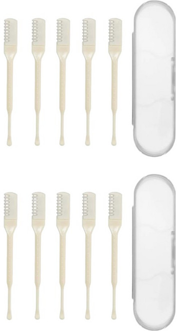 엘로브 콧털 제거기, 10개, 아이보리