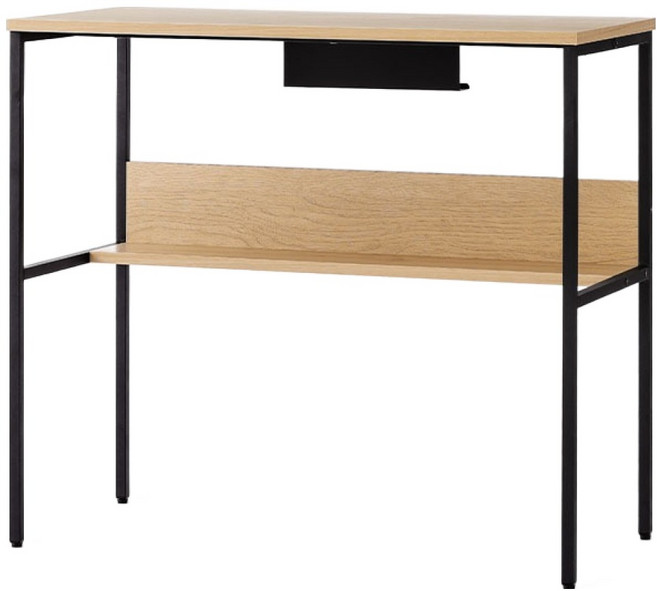 IRIS OHYAMA 愛麗思歐雅瑪 生活書桌 HLVD-800, 自然黑