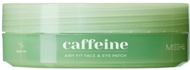 미샤 에어리핏 카페인 디퍼핑 페이스 앤 아이패치, 1개, 60개입