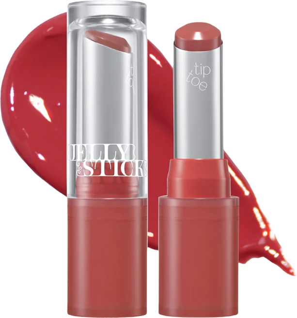 팁토우 젤리 립스틱, 1개, 006 로지 스텝 - 쿠팡