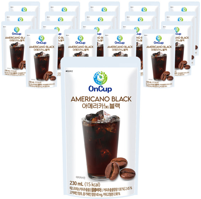 溫杯美式黑咖啡, 20個, 230ml