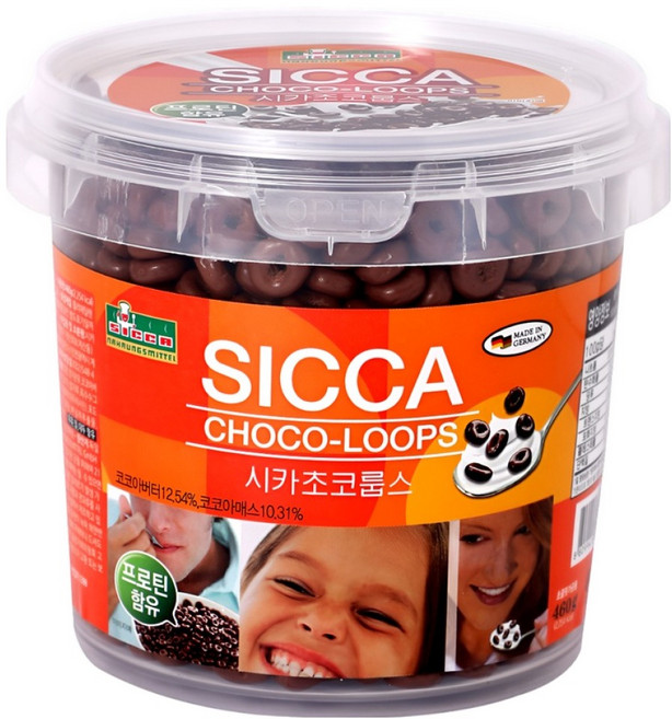 Sicca 牛奶巧克力脆圈, 460g, 1個