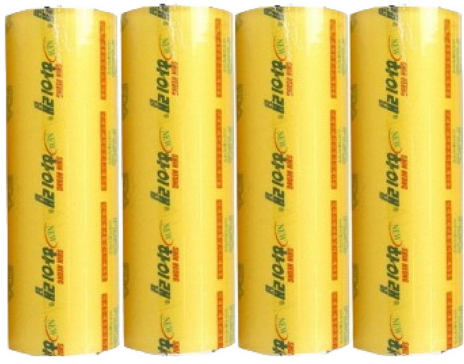 LOTTE 樂天 e.Life New High Wrap 肉品食品營業用保鮮膜, 4個, 500m