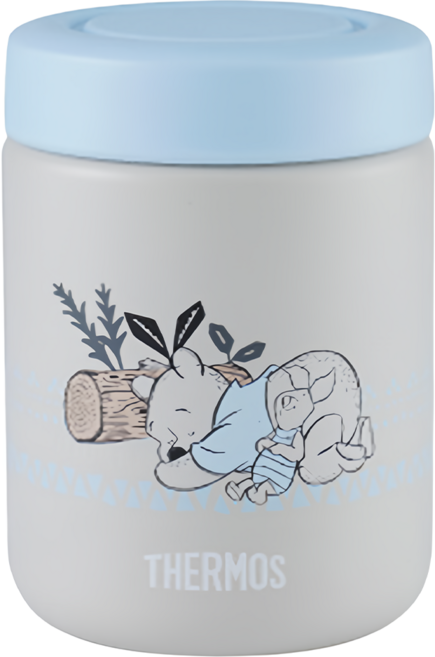 THERMOS 膳魔師 不鏽鋼真空保溫罐 星空露營篇 JBR-500WP-WW, 灰藍色, 1個, 500ml
