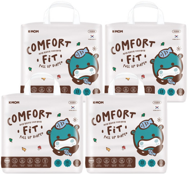 MOTHER-K COMFORT FIT 雲柔鎖水褲型玩睡褲 18kg, 112個, 超大號以上 (3XL)