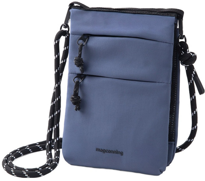 magconning 夏科修手機收納包斜揹包, 海軍藍