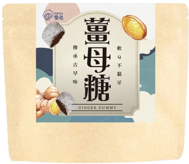 CHILL 愛吃 薑母糖, 100g, 1包