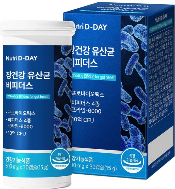 Nutri D-DAY 腸道健康 腸溶性雙歧桿菌益生菌 15g, 1個, 30錠