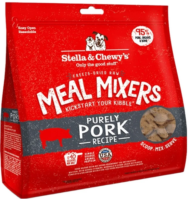 스텔라앤츄이스 강아지 퓨얼리 포크 밀믹서 사료, 돼지, 510g, 1개 - 쿠팡