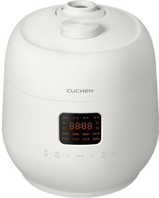 CUCHEN 酷晨 The Fit 纖薄電子壓力鍋 10人份, CRS-FSWS1040DFMW, 奶昔白