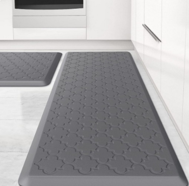 엑스터 프리미엄 고탄성 논슬립 두꺼운 주방 발매트, 그레이, 1개