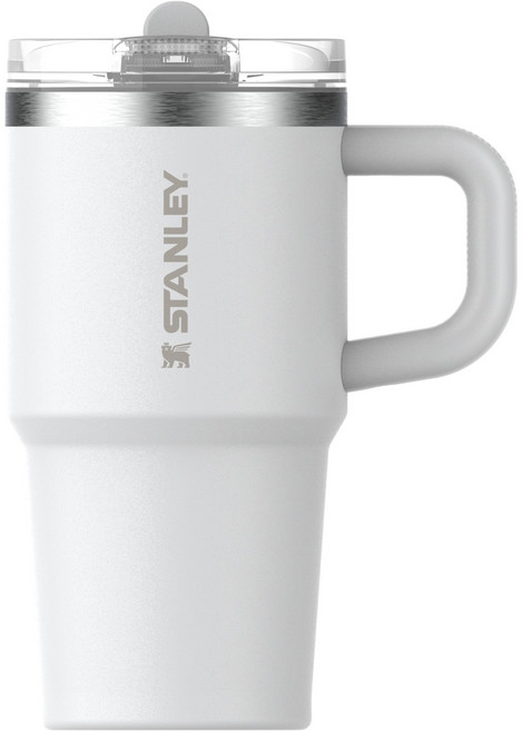 스탠리 퀜처 프로투어 플립 스트로 텀블러, 프로스트 화이트, 591ml, 1개