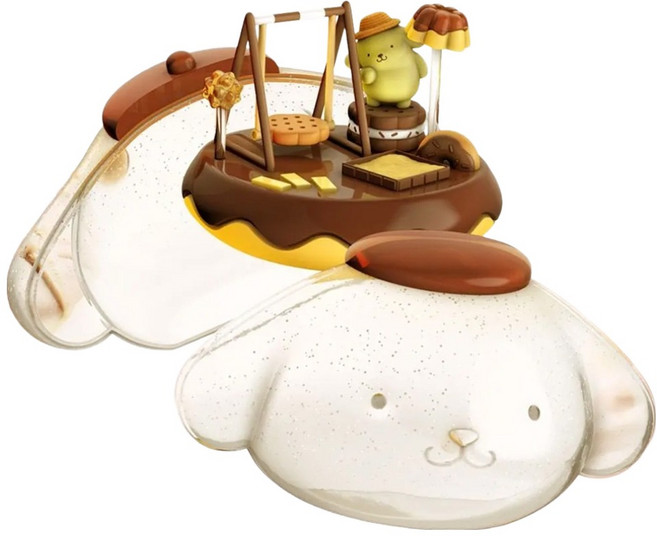 Mighty JaXX Play in the Box 三麗鷗糖果樂園 布丁狗立體模型公仔套組, 1套