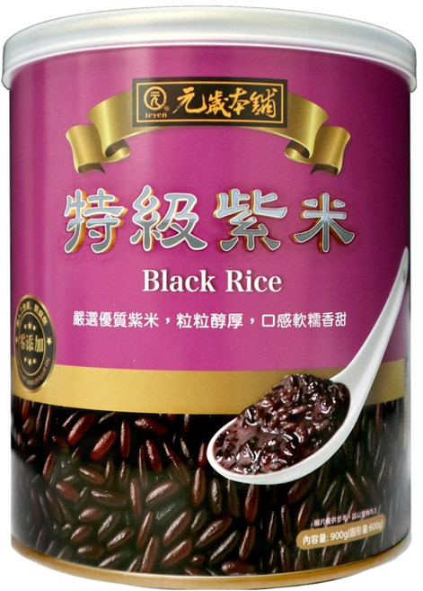 元歲本舖 特級紫米, 900g, 1個