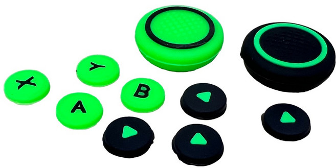 AKiTOMO 阿吉托摩 八按鍵貼 + 搖桿帽, 傳說, 1套, AKSW-329