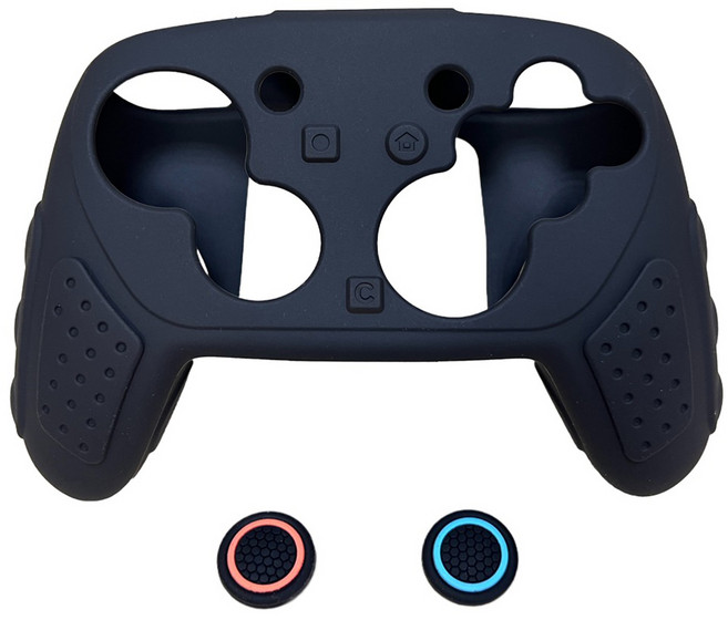 IINE 良值 Switch2 PRO用手把硅膠套, 黑色, 1個, L1213