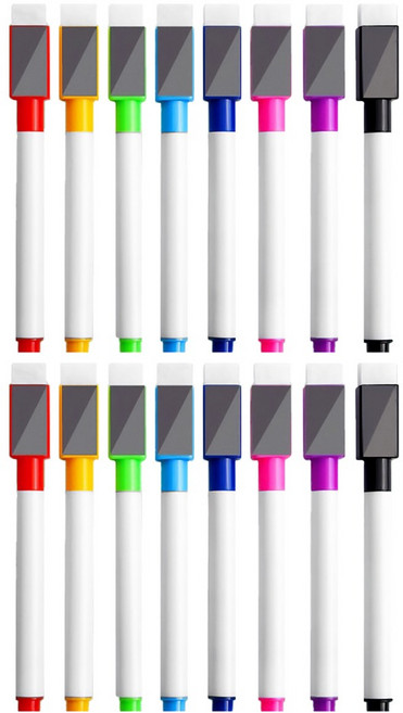 모던앳 자석 화이트 보드 마카 8종 x 2p 세트, 혼합색상, 1개