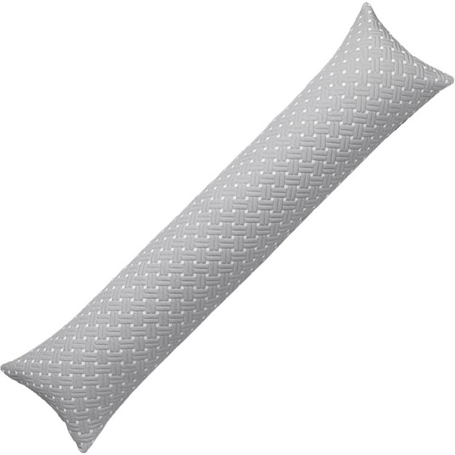 베드앤데코 크로스 트리플 바디필로우 커버, 그레이