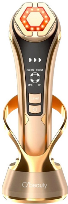 O beauty 奧緹 星月複合能量美顏魔法杖, 金色, UFS-178