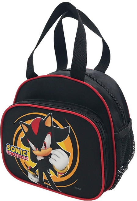 SONIC 音速小子 雙層便當袋, 黑色, 1個