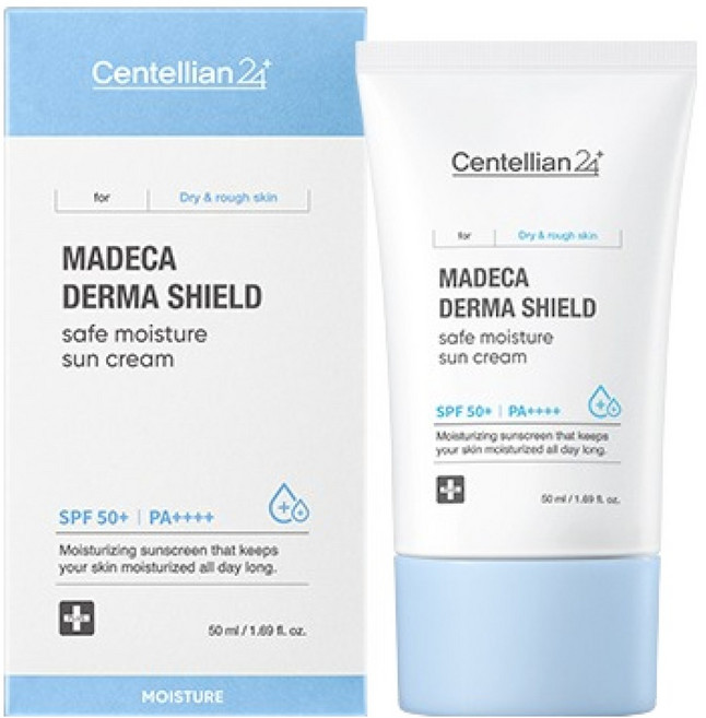Centellian 24 森特蓮 積雪草Derma Shield Safe保濕防曬霜 SPF50+ PA++++, 50ml, 1個