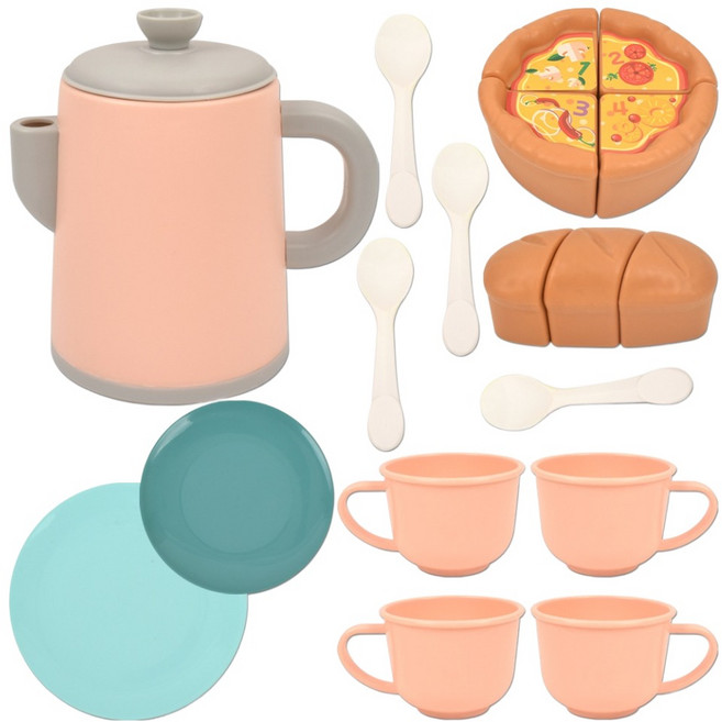 요미키친 소프트 쿠커 주방 소꿉놀이 13p 세트 hg-9034, 혼합색상, 1세트