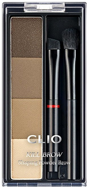 CLIO 珂莉奧 Kill Brow 塑形粉狀眉彩 2.4g, 02 冷調灰棕色, 1個