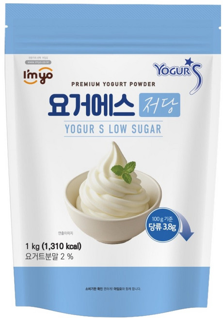 I'm yo Yogur S 低糖, 1個, 1入, 1kg