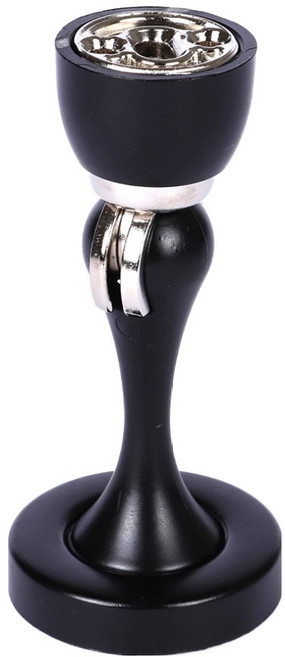 작은손 파워 고정 자석 도어 스토퍼, 블랙, 1개