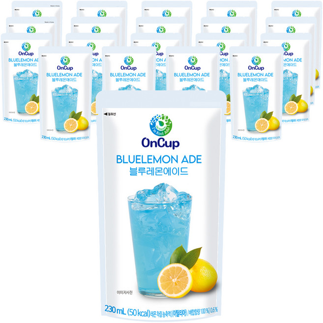 온컵 블루레몬 에이드, 20개, 230ml