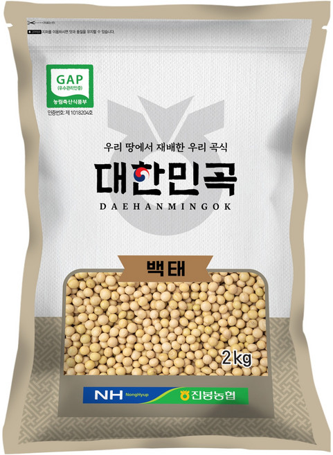 농협 대한민곡 백태, 2kg, 1개