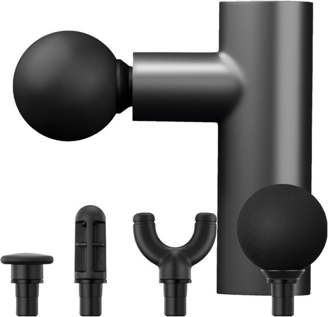 오아 무선 휴대용 볼트건 안마기, 블랙, OMSG-024BK