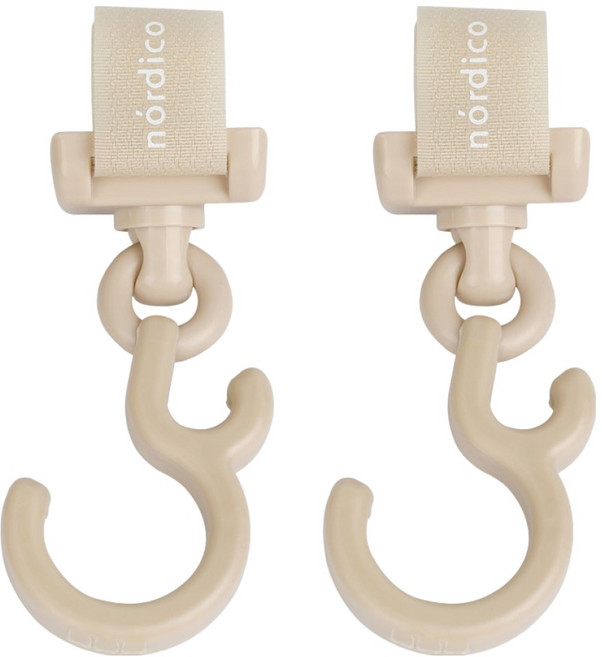 노르디코 유모차걸이, 베이지, 2개