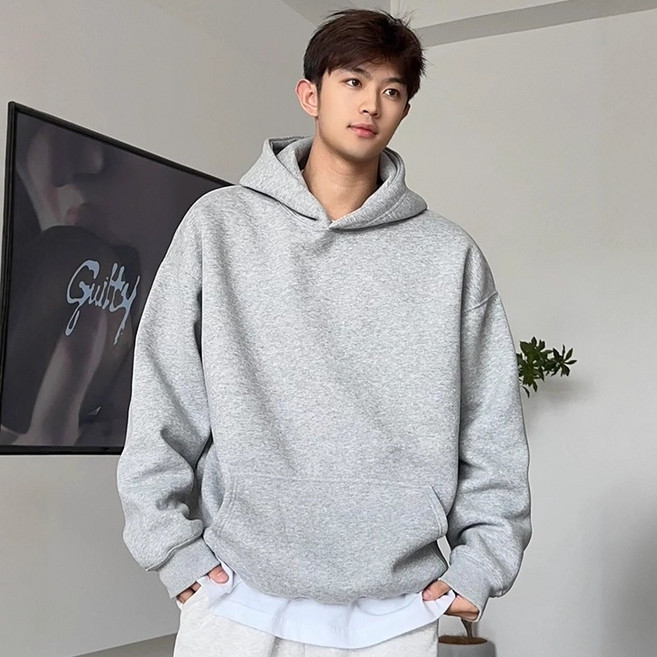 엘쏘 헤비코튼 400g 오버핏 후드티