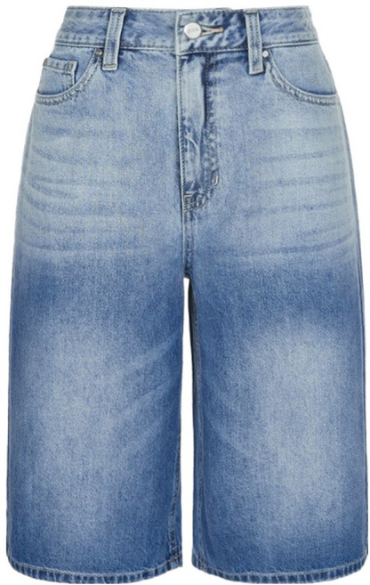 게스 여성용 L톤 그라데이션 면 데님 반바지 YP2D7973