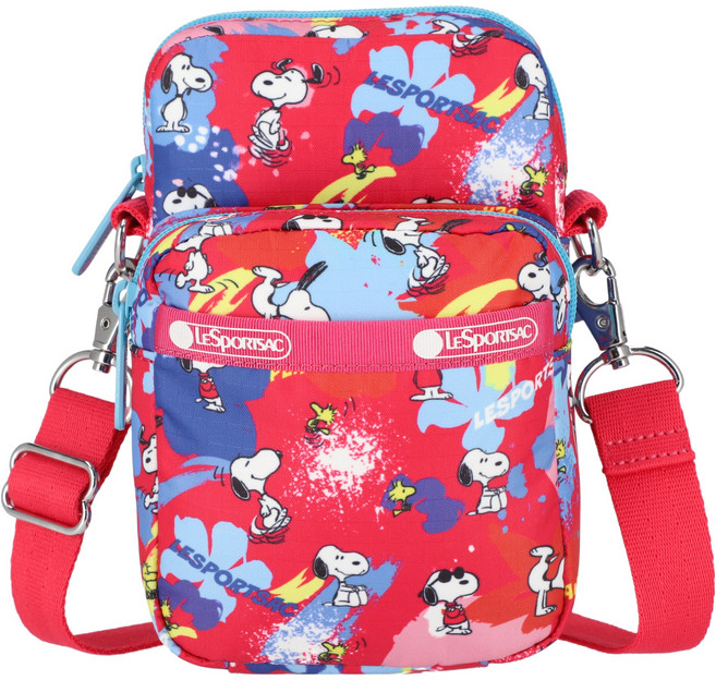 LESPORTSAC 力士保 迷你手機斜揹包 1301.HF22, 史努比遊戲時間