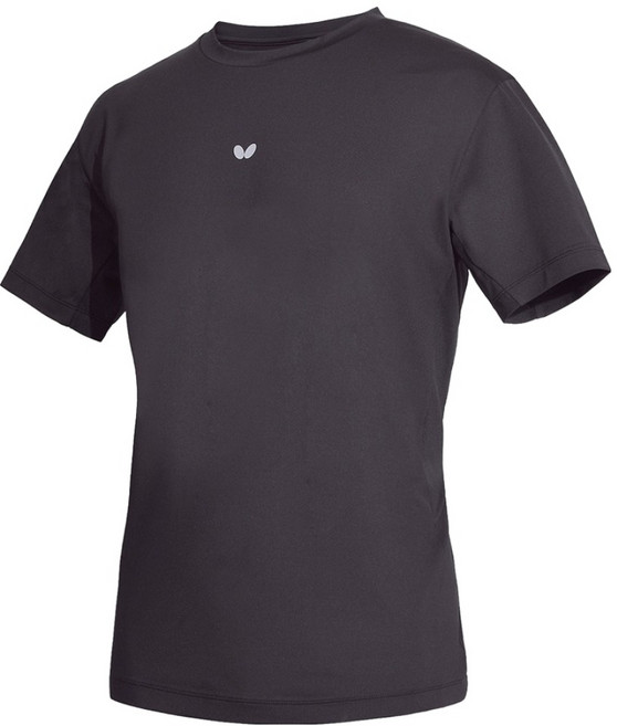 버터플라이 퀵 드라이 머슬 핏 숏 슬리브 티셔츠