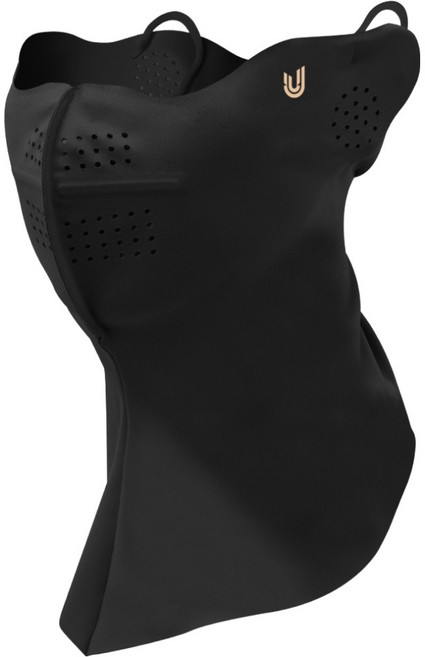 U2SPORTS ML5 長頸 Lifestyle Pro 護耳型 頭巾式 防紫外線 高爾夫 自行車 運動 登山 釣魚 散步 口罩, 黑色, 1個