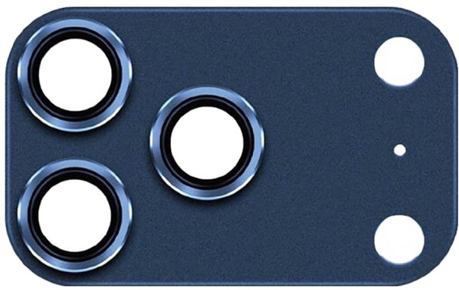 OWEIDA 歐威達 航太鋁保護鏡頭貼 藍色, 1個