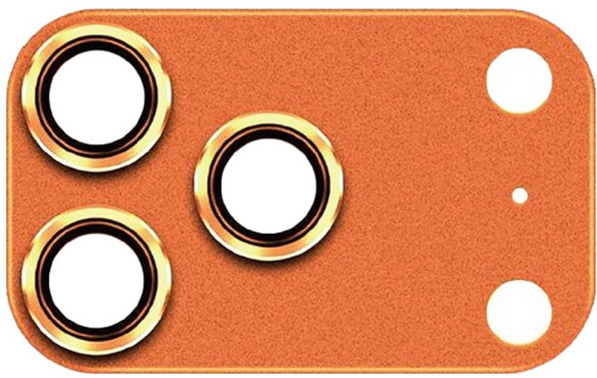 OWEIDA 歐威達 航太鋁保護鏡頭貼 橙色, 1個