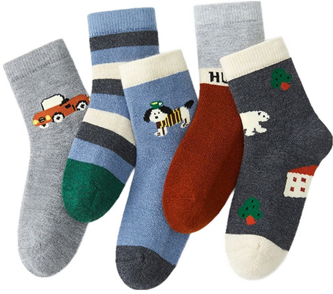 IBboom 雪地羊毛襪5雙組 Z20