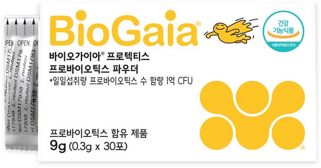 바이오가이아 프로텍티스 프로바이오틱스 파우더 30p, 9g, 1개