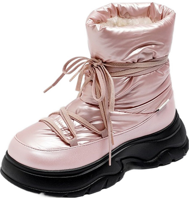 CHAAKAN SHOES 女款 Fabio 綁帶鋪棉防寒靴 WTFBR4h8522