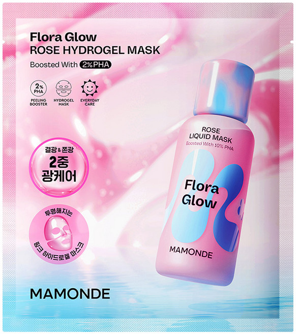마몽드 플로라글로우로즈 하이드로겔 마스크 42g, 1개, 1개입