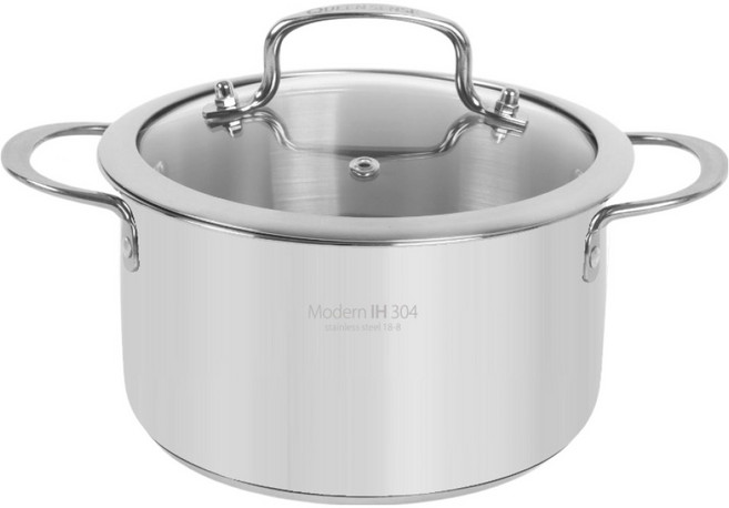 퀸센스 인덕션 모던 304 양수냄비, 1개, 18cm
