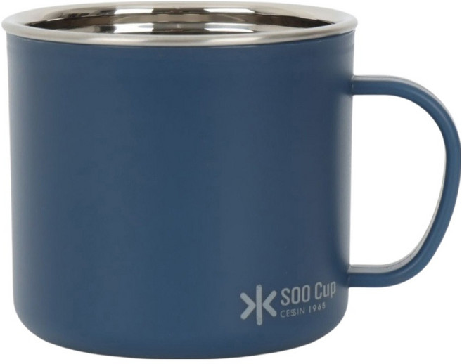 퀸센스 수 머그컵 300ml, 네이비, 1개