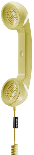 NATIVE UNION Pop Phone 復古電話聽筒, 1個, 檸檬黃