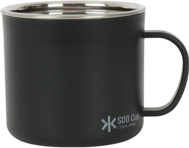 퀸센스 수 머그컵 300ml, 블랙, 1개